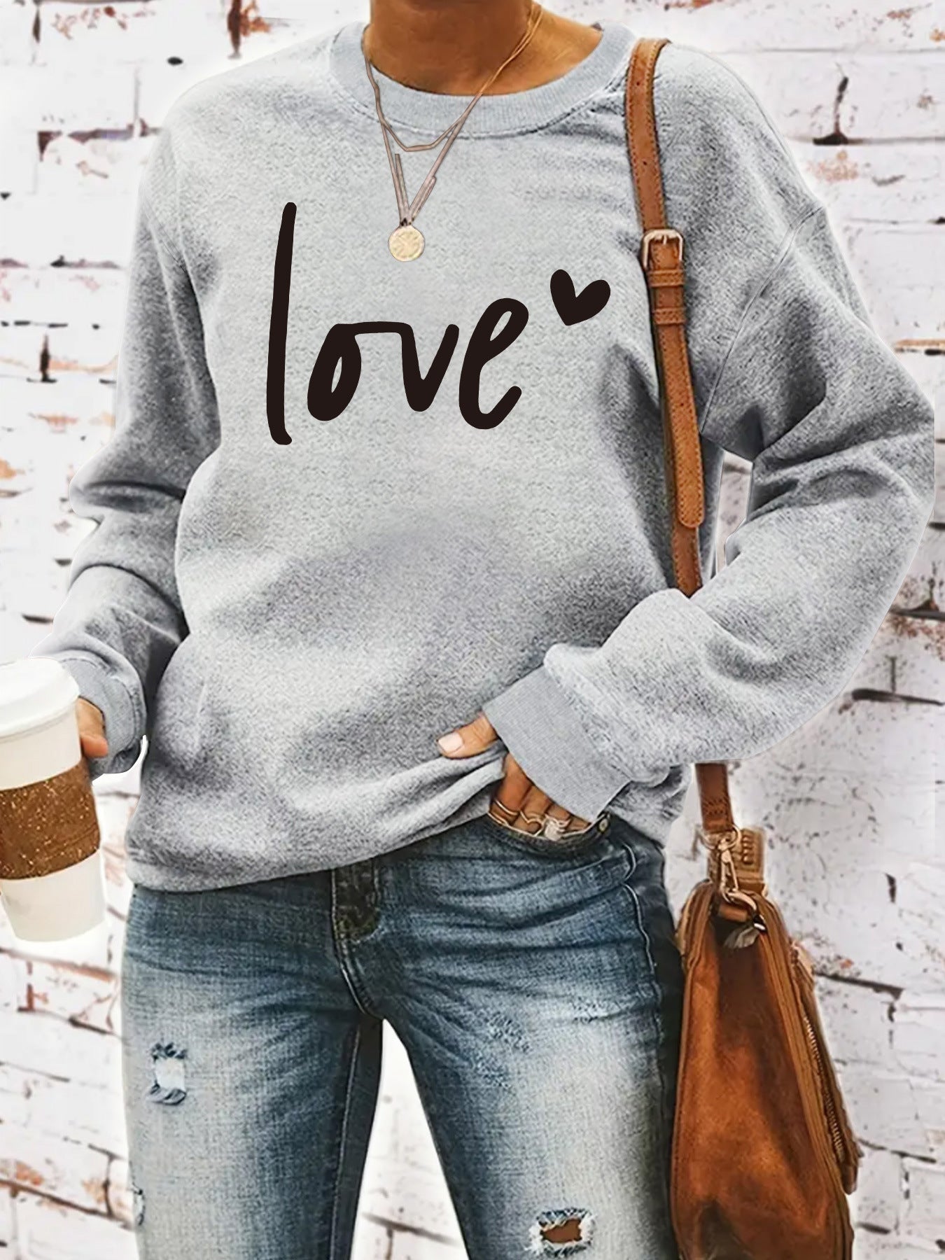 Love Printed Hoodie | Tajstylo