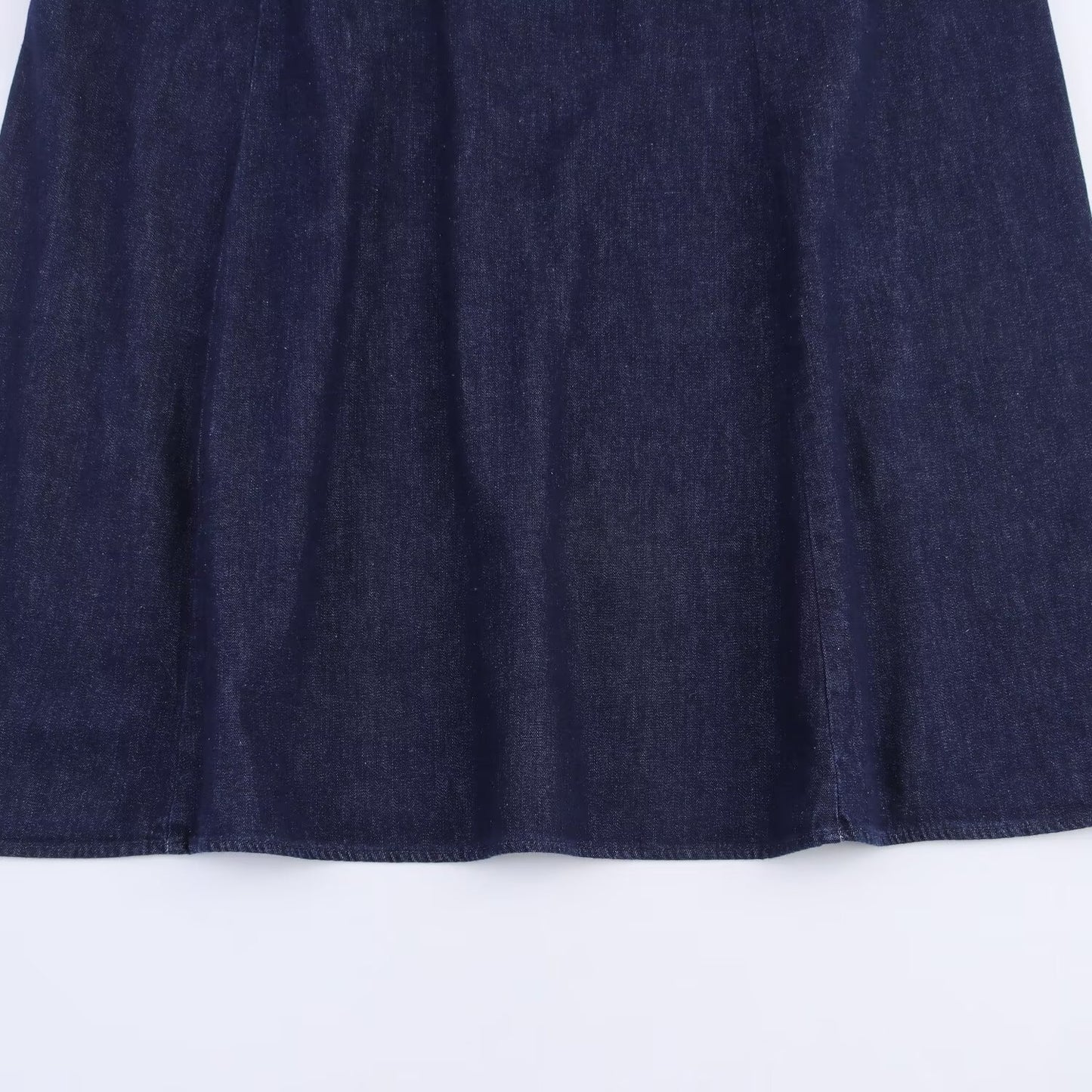 Halter Neck Denim Dress | Tajstylo