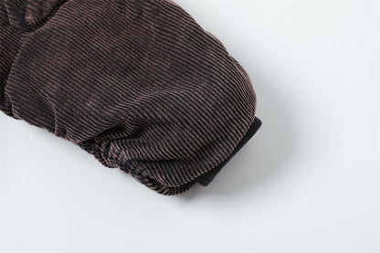 Fake Corduroy Short Jacket | Tajstylo