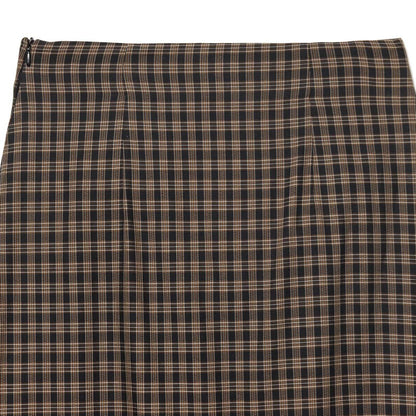 Elegant Plaid Midi Skirt | Tajstylo