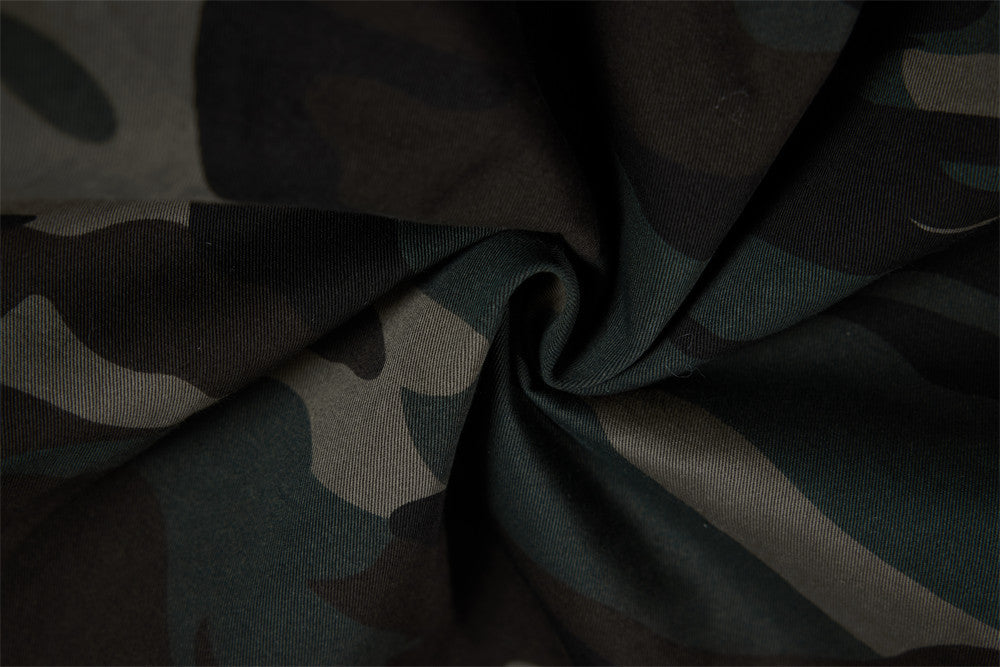 Camouflage Cotton Padded Jacket | Tajstylo