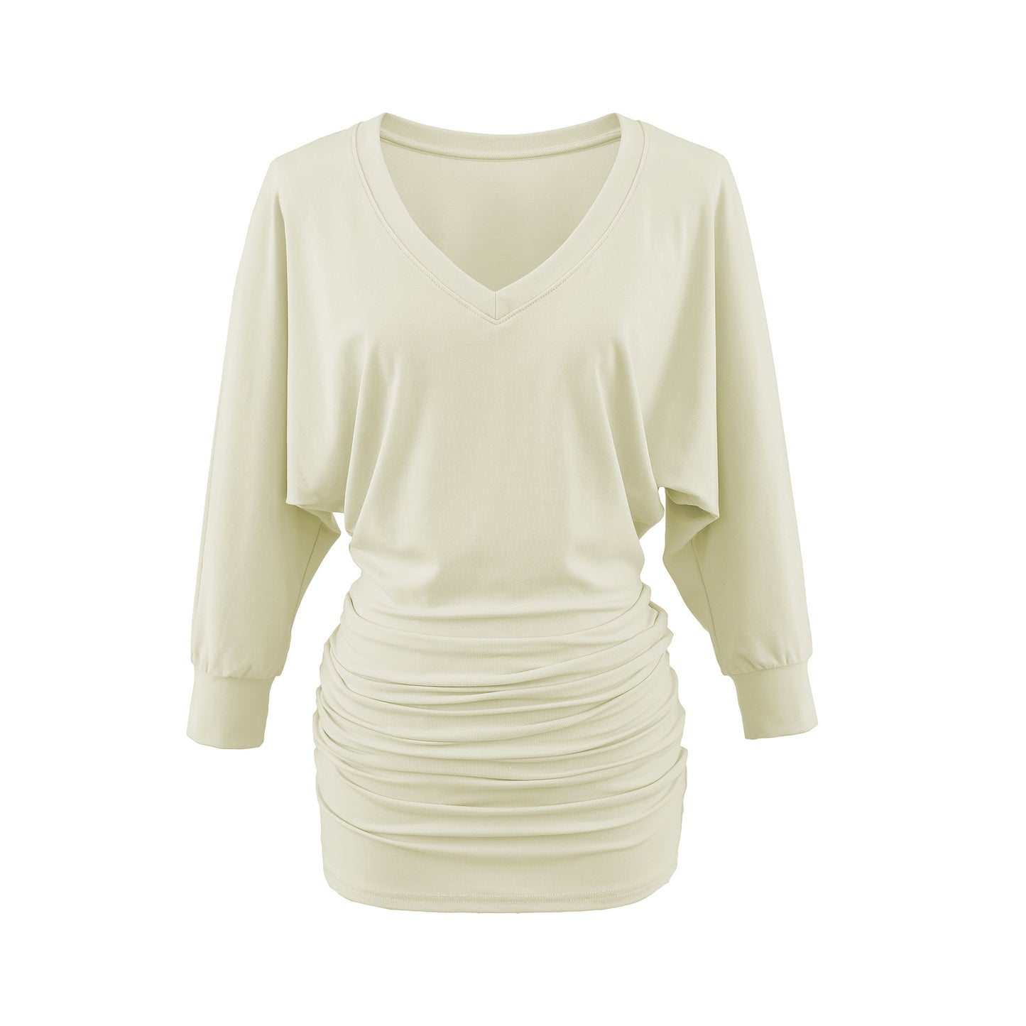 Long Sleeved Color Block Dress | Tajstylo