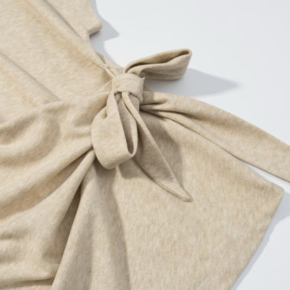 Knot Detail Top and Flute Midi Skirt Set | Tajstylo