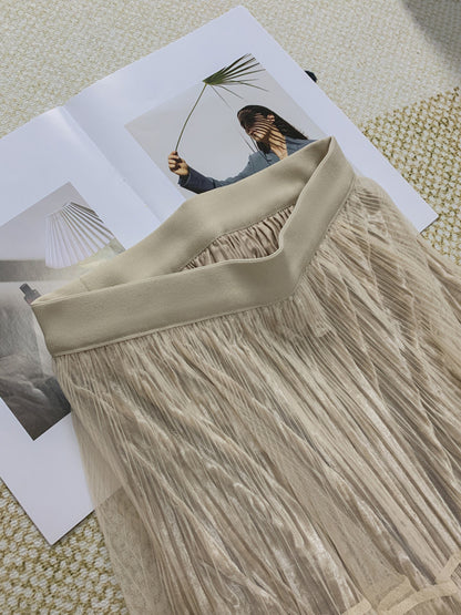 High Waisted A-Line Skirt | Tajstylo
