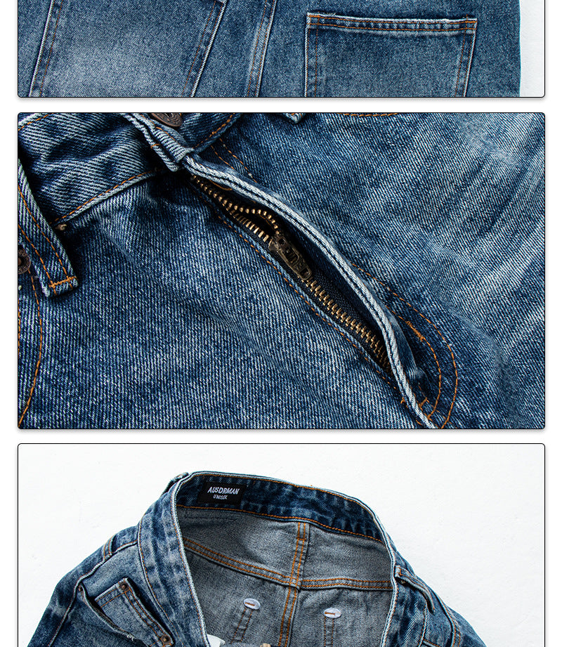 Distressed Flared Denim Jeans | Tajstylo