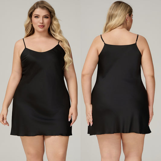 Satin Chiffon Summer Nightdress | Tajstylo
