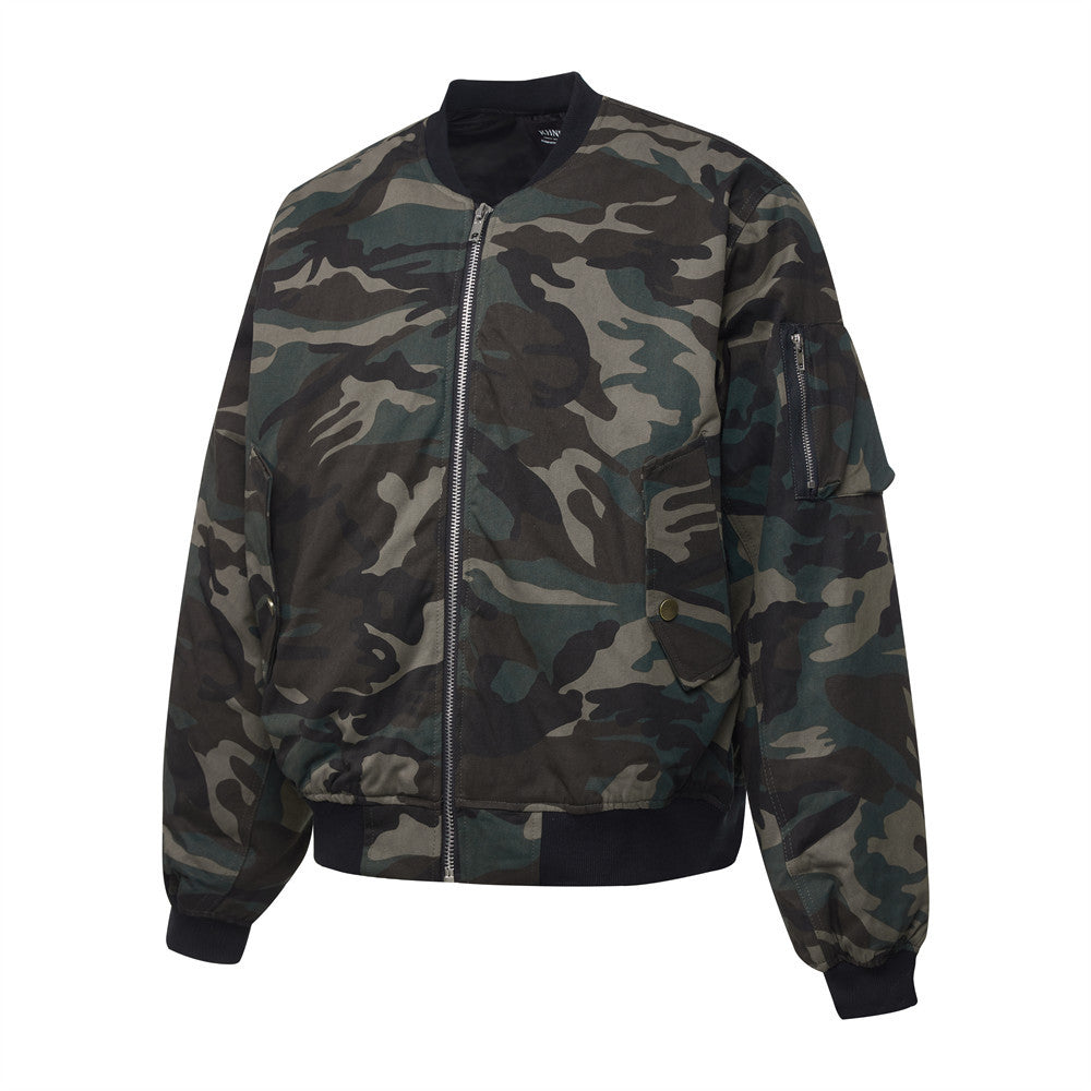 Camouflage Cotton Padded Jacket | Tajstylo