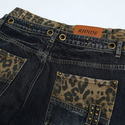 Black Denim Straight Leg Jeans | Tajstylo