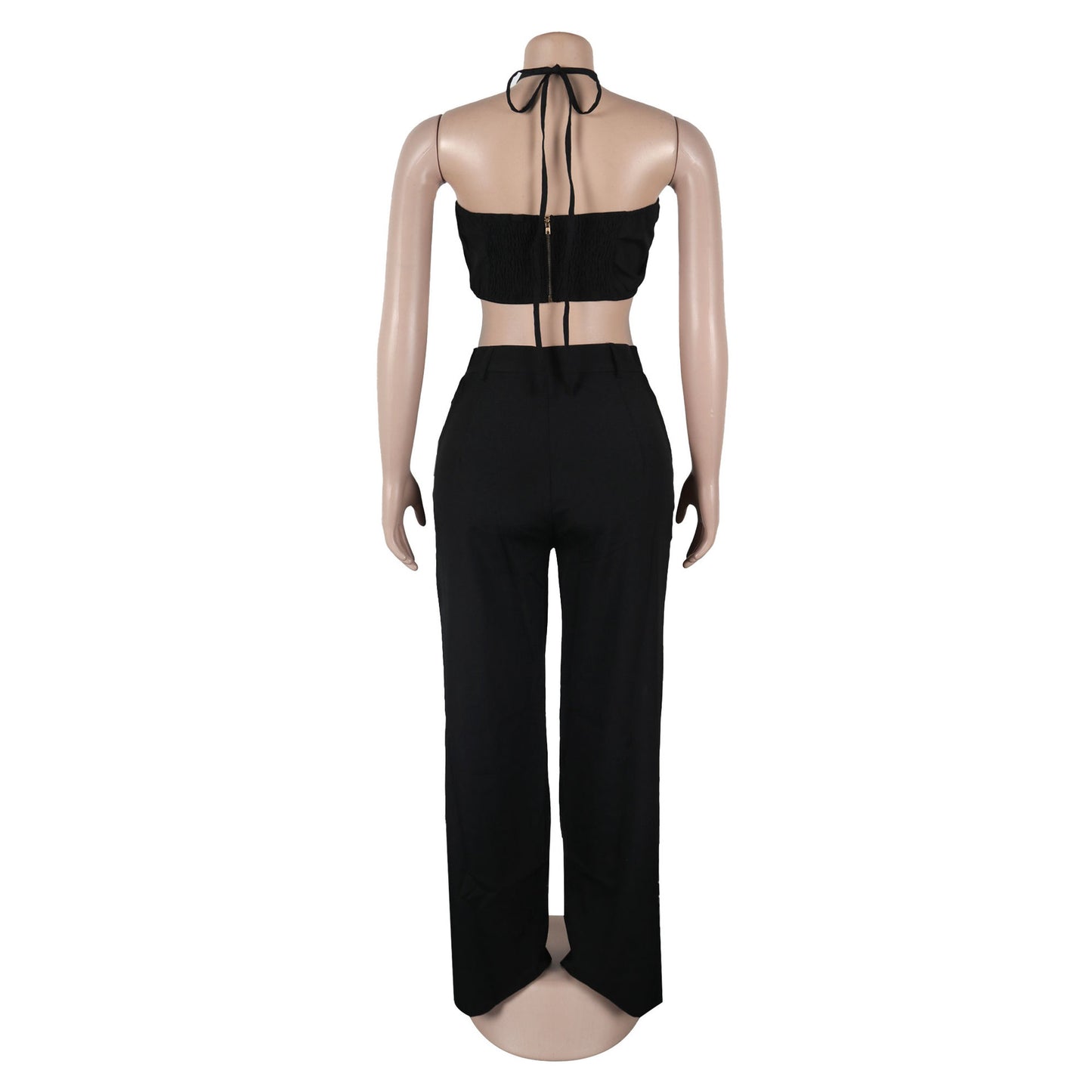 Flattering Ripped Fitted Two-Piece Nightclub Outfit | Tajstylo