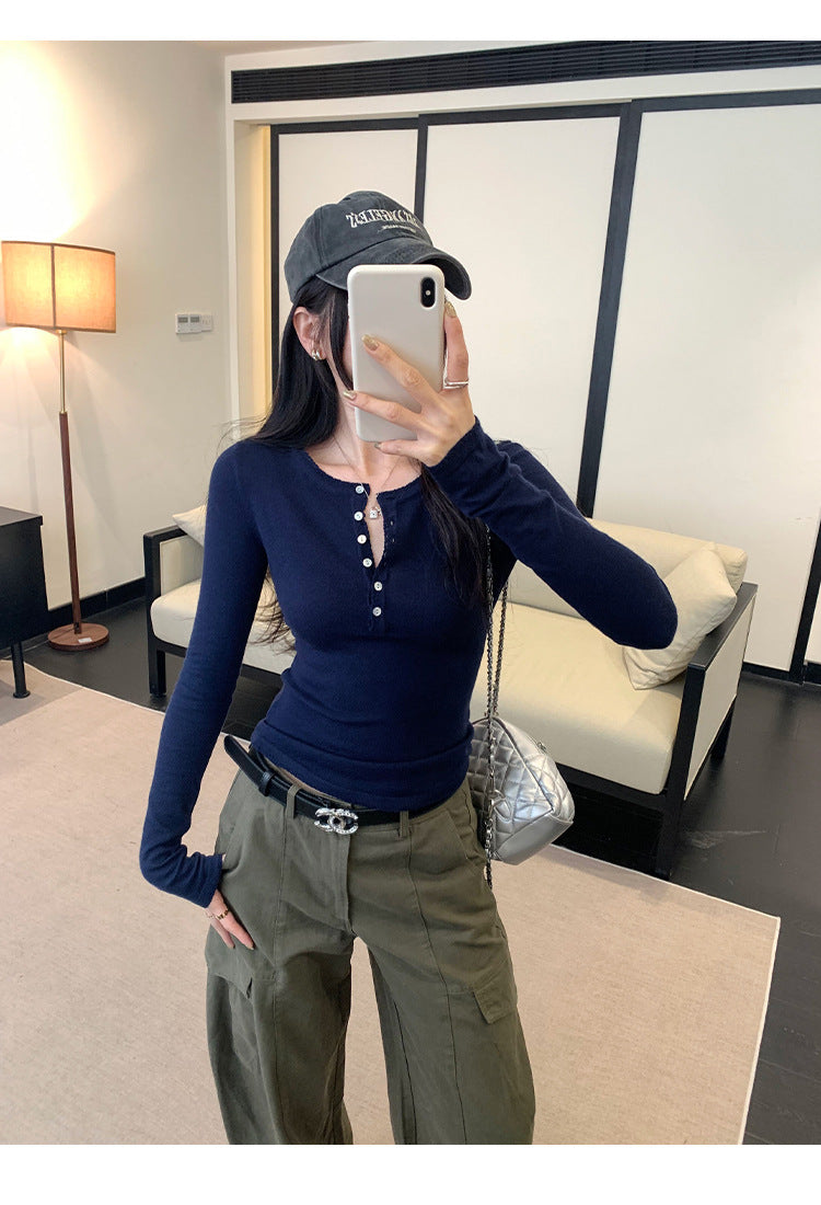 Long Sleeve Knit Top for Women | Tajstylo