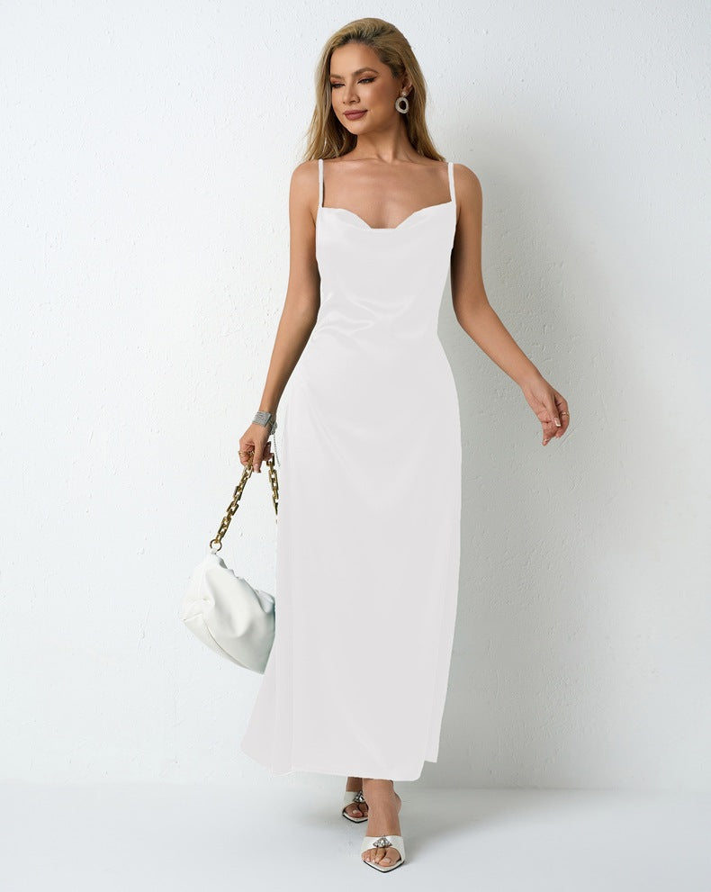 Pleated Sleeveless Dress | Tajstylo