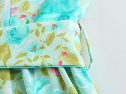 Casual Printed A-Line Dress with Long Sleeves | Tajstylo