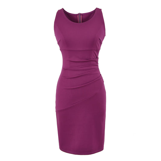 Pleated Bodycon Mini Dress | Tajstylo