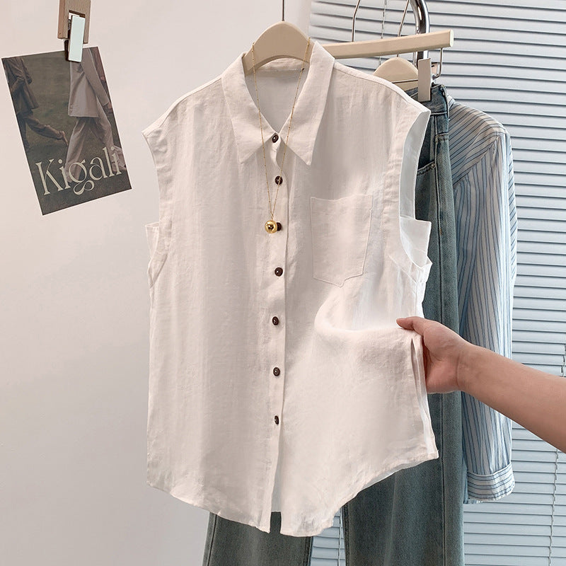 Woman wearing Loose Casual Shirt for Women in a casual setting