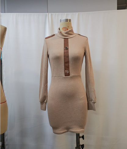 Color Block Knit Dress | Tajstylo