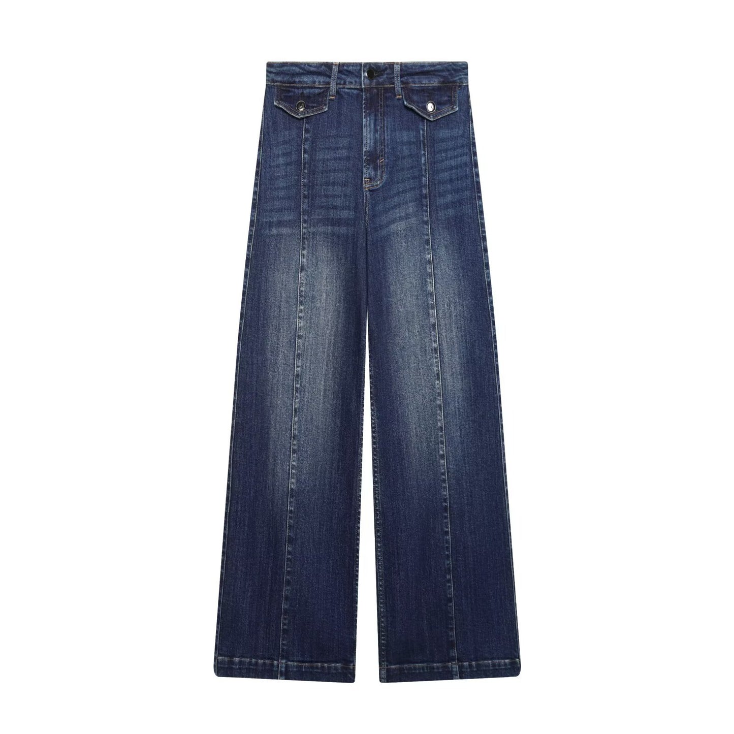 Classic High Waist Wide Leg Jeans | Tajstylo