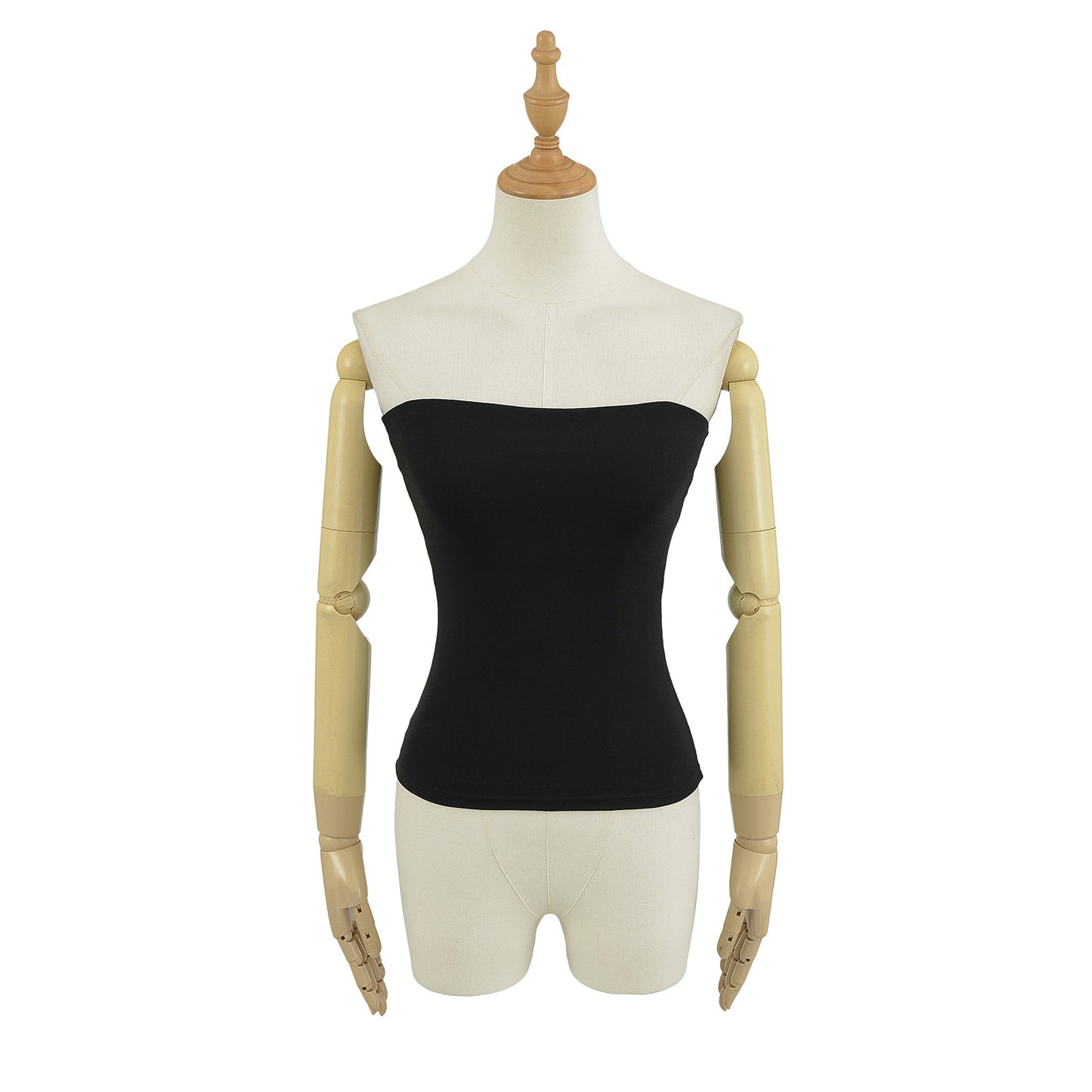 Woman wearing Strapless Vest for Women in a summer setting