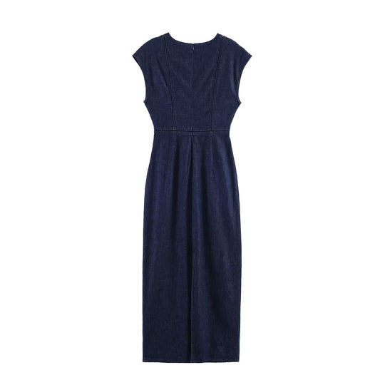 Lace Patchwork Women's MIDI Dress | Tajstylo
