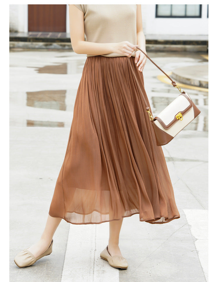Elegant A-Line Skirt for Women | Tajstylo