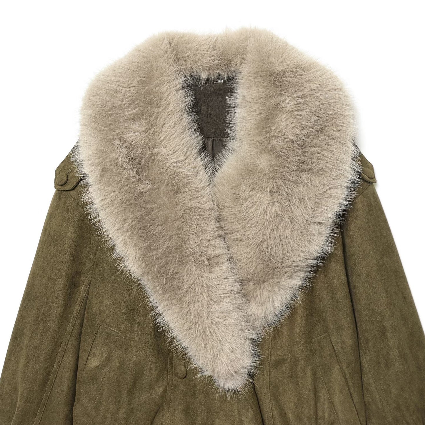 Artificial Fur Suede Texture Jacket | Tajstylo