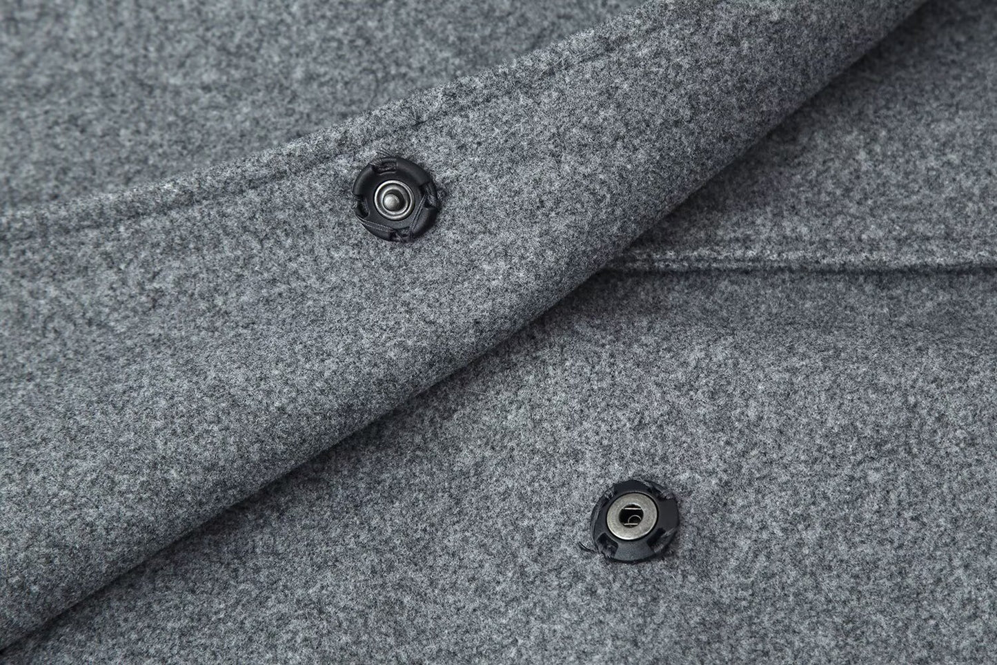 Casual Wool Blend Coat | Tajstylo