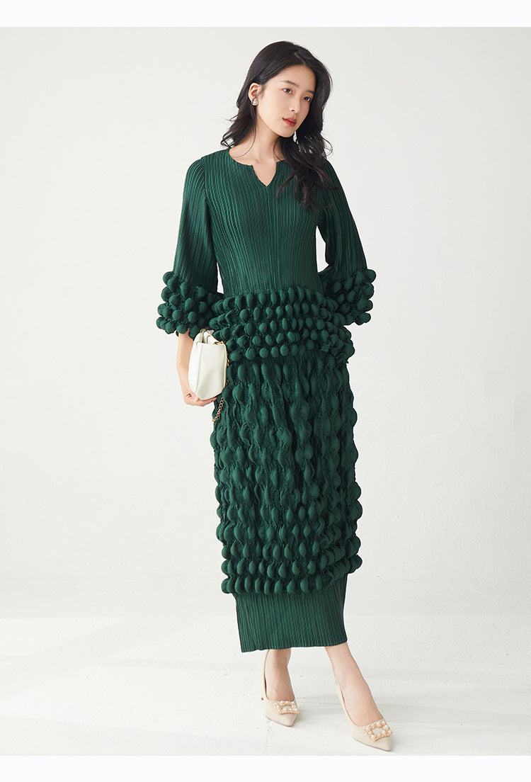 Elegant Two-Piece T-Shirt and Fitted Skirt Set | Tajstylo