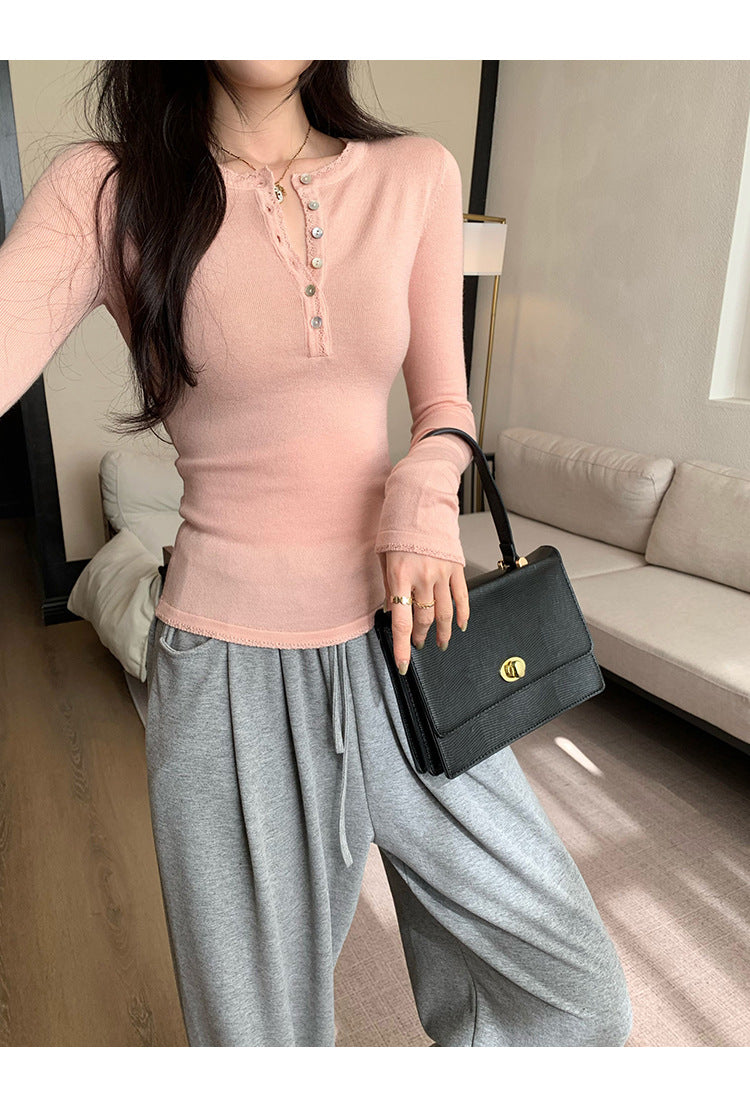 Long Sleeve Knit Top for Women | Tajstylo