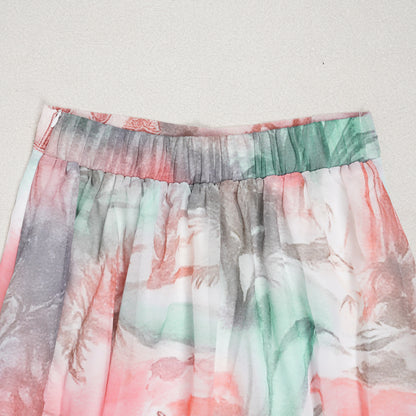 Casual Printed Two-Piece Set | Tajstylo