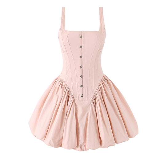 Slimming Sleeveless Princess Dress | Tajstylo