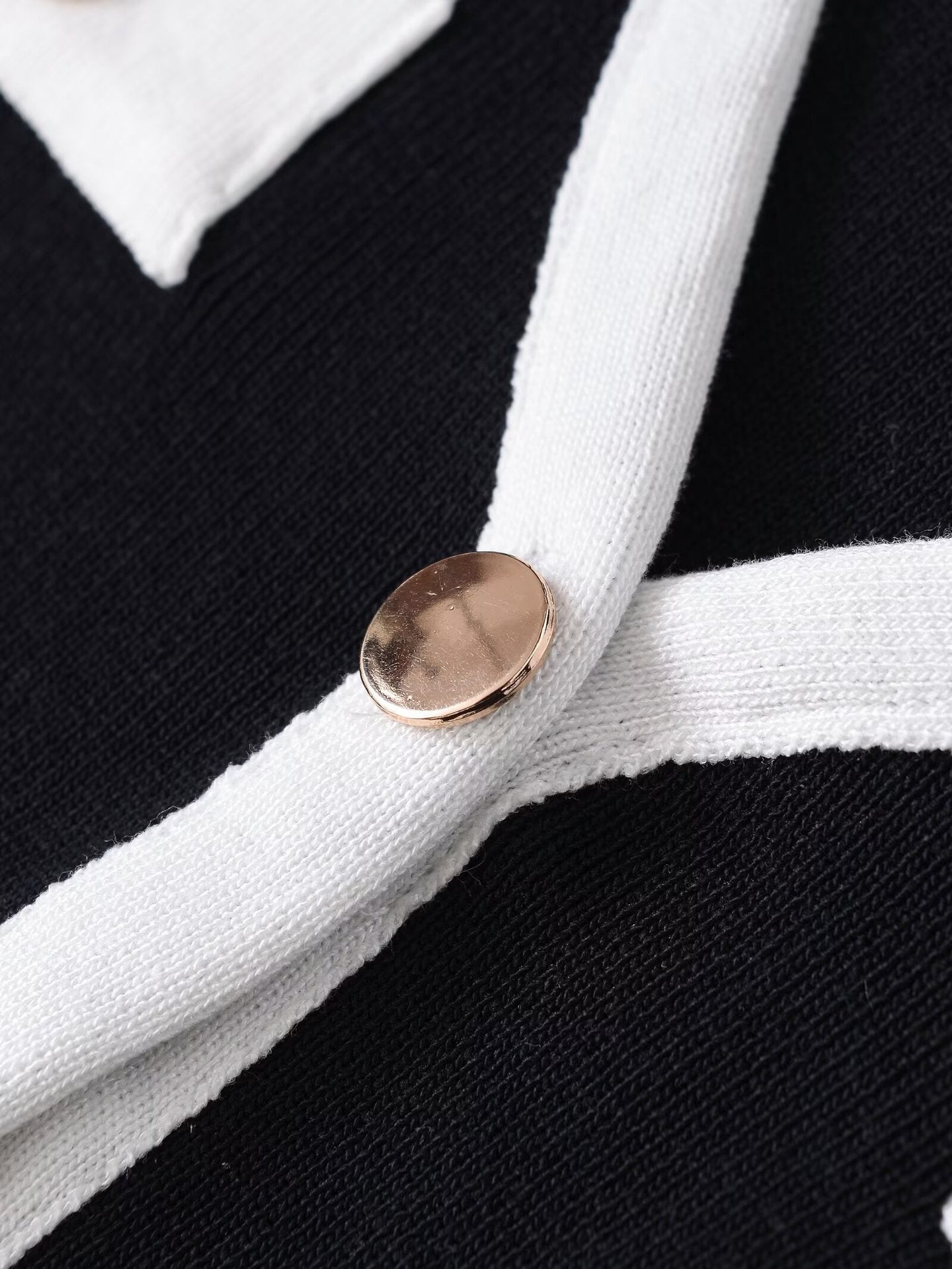 Color-Blocked V-Neck Cardigan Sweater | Tajstylo