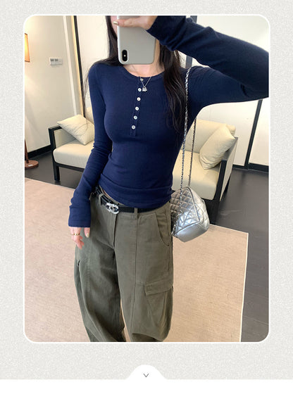 Long Sleeve Knit Top for Women | Tajstylo