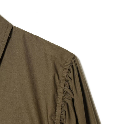Bubble Sleeve Poplin Shirt | Tajstylo