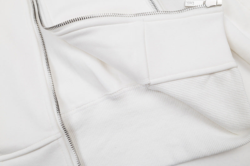 Hooded Sweatshirt with Zipper Pocket | Tajstylo