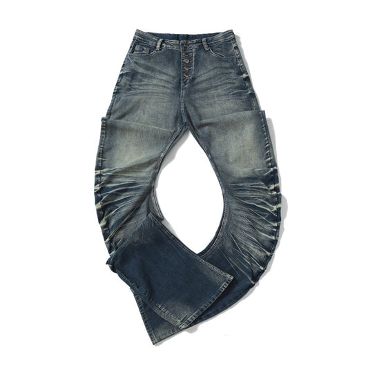 Woman wearing Machete Jeans in a casual street setting