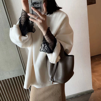 Transparent Korean Lace Blouse | Tajstylo