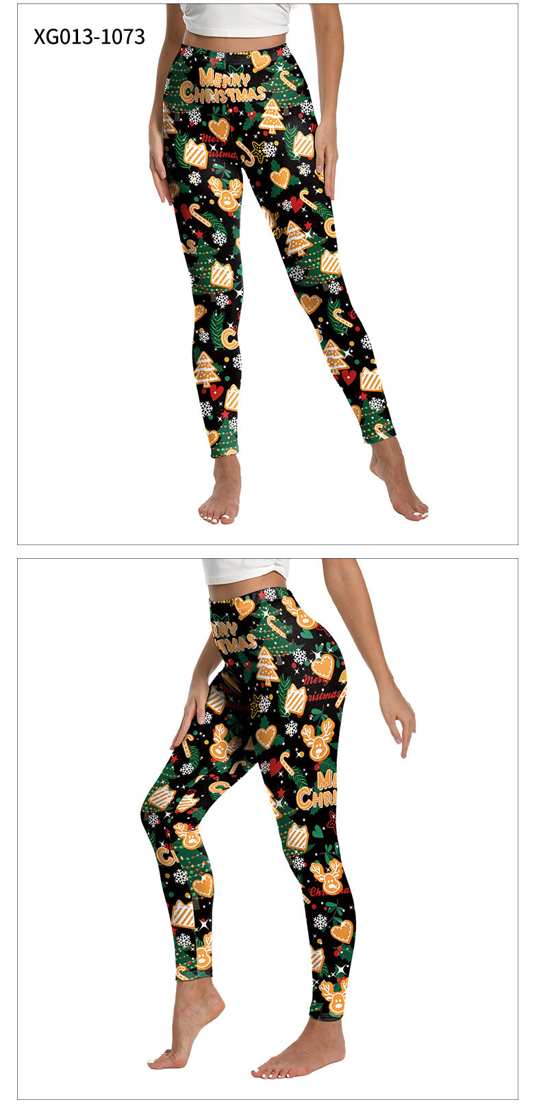Christmas Snowman Cookies Sports Leggings | Tajstylo