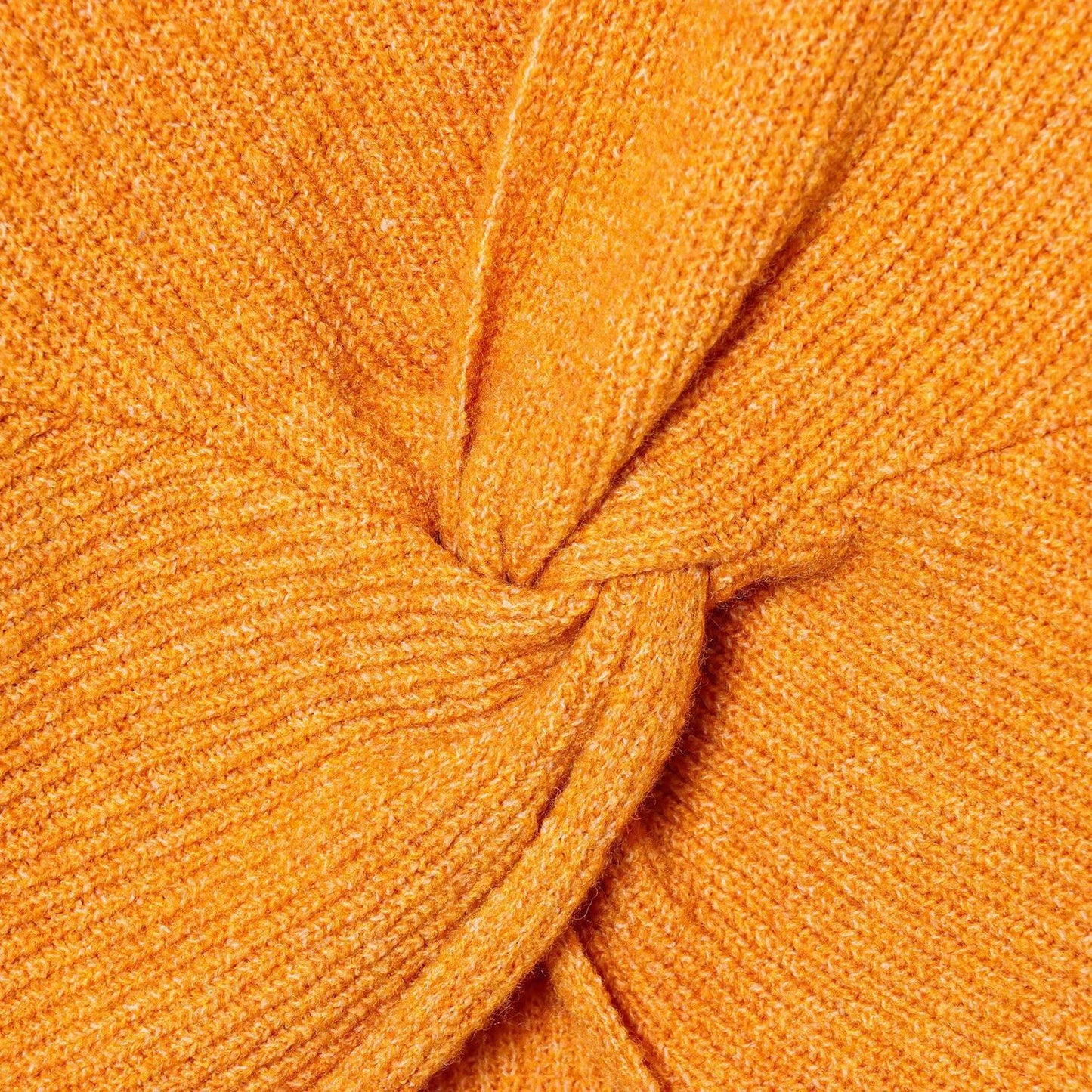 Back Knot Knit Sweater | Tajstylo