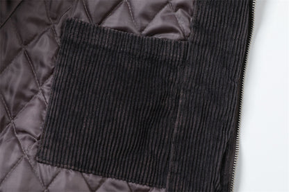 Fake Corduroy Short Jacket | Tajstylo