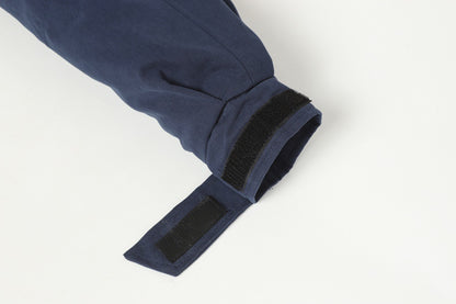 Thick Cotton Jacket with Velvet Accents | Tajstylo