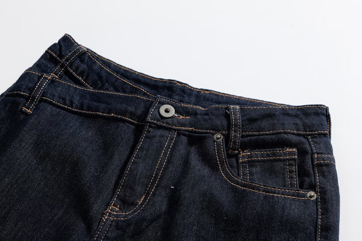 Classic Versatile Denim Flared Pants | Tajstylo