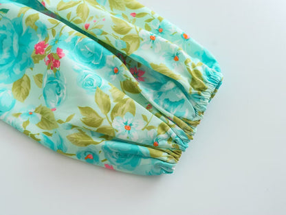 Casual Printed A-Line Dress with Long Sleeves | Tajstylo