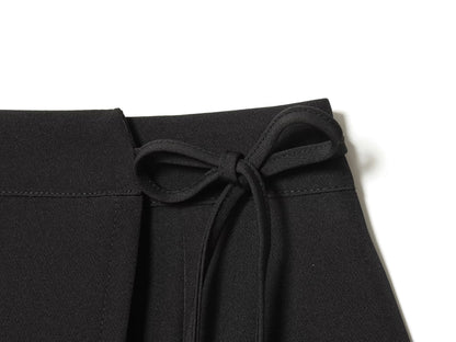 Fitted Suit Dress Wrap Waist A-Line Mini Skirt | Tajstylo