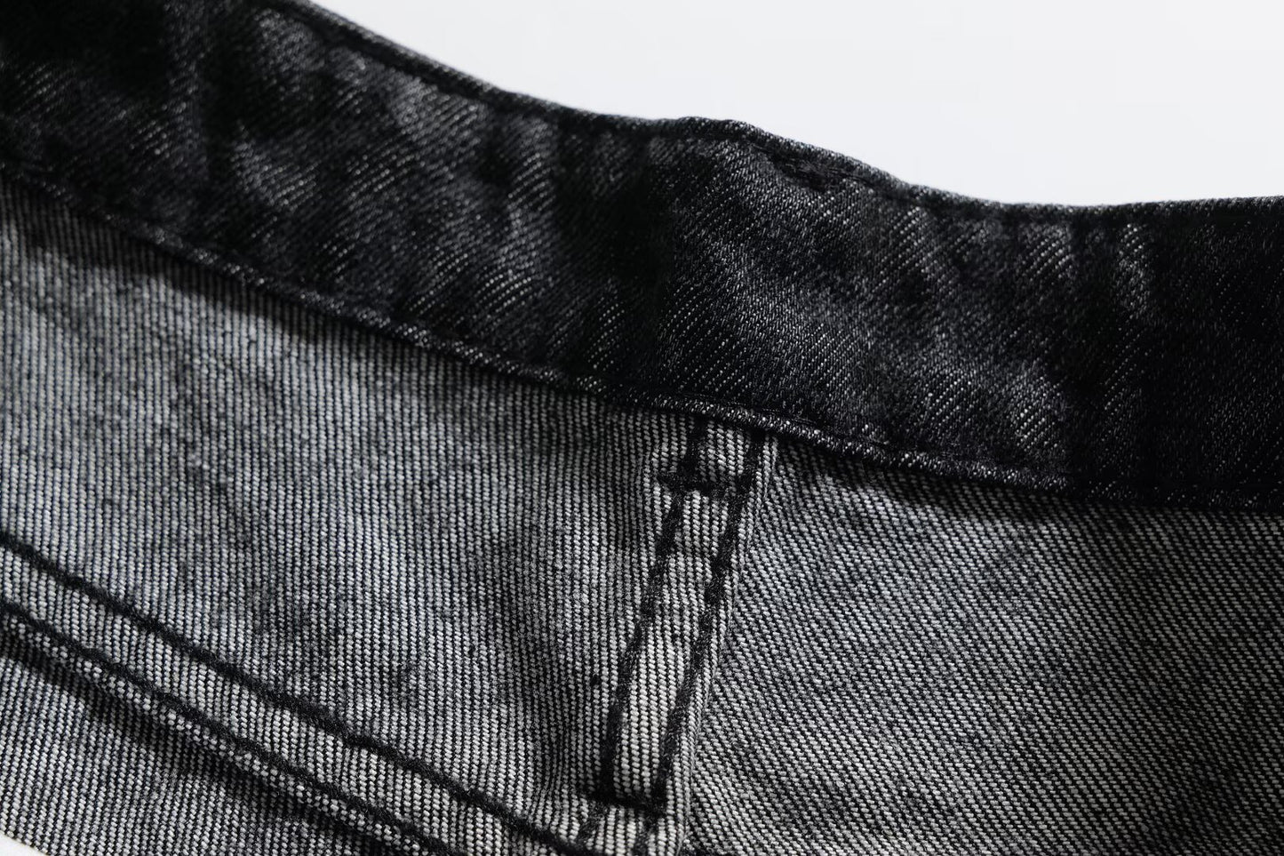 Dark Leopard Print Straight Leg Jeans | Tajstylo