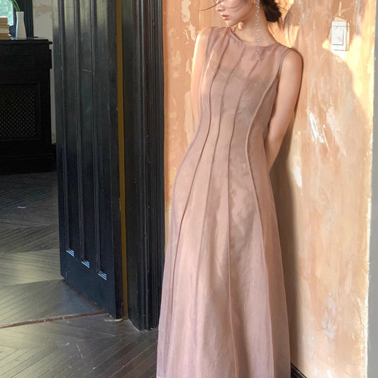 Pleated Chiffon Strapless Dress | Tajstylo