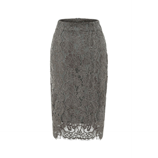Slimming Lace Midi Skirt | Tajstylo