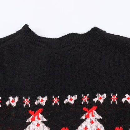 Christmas Series Knitted Top and Skirt Set | Tajstylo