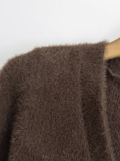 V-Neck Long Sleeve Cardigan Sweater | Tajstylo
