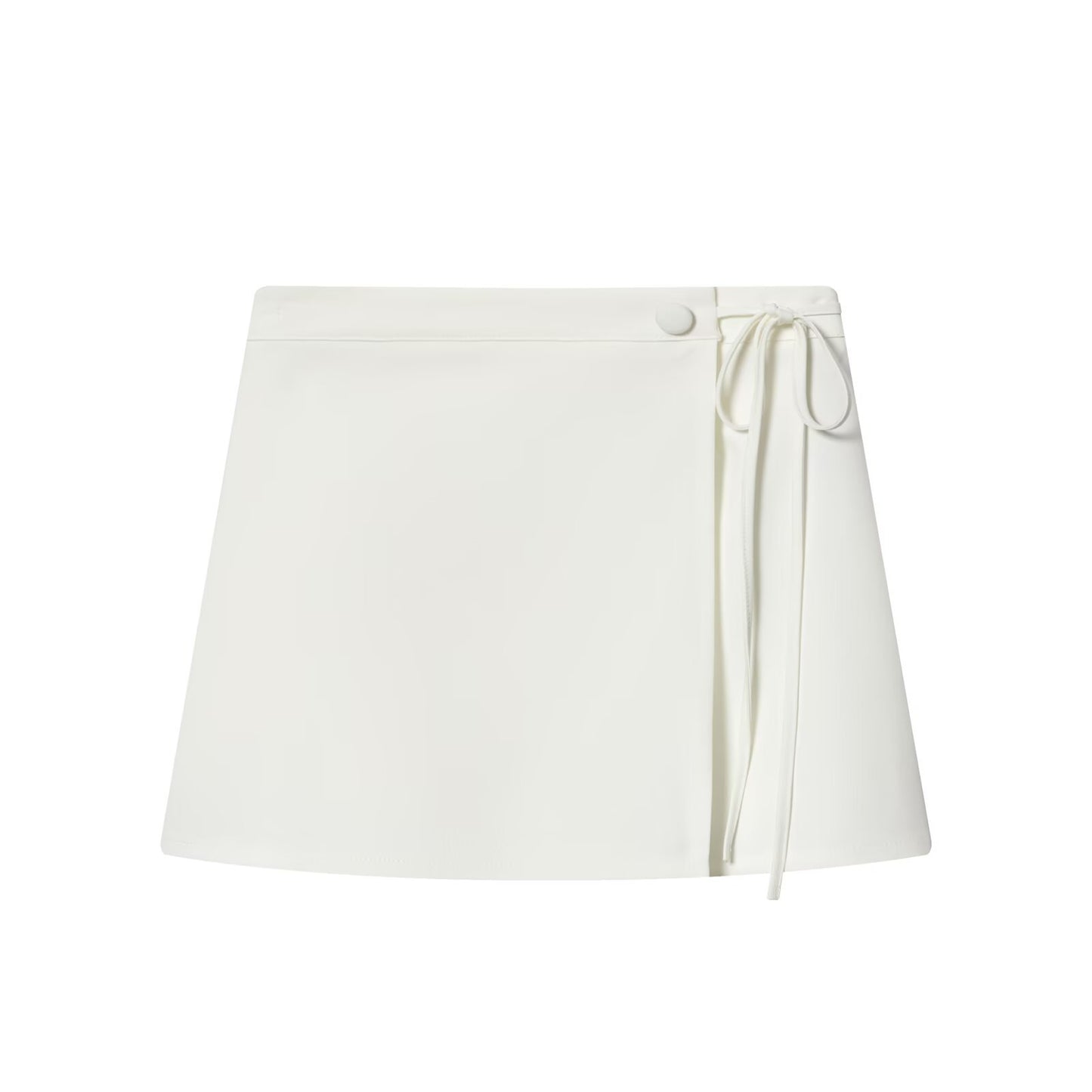 Fitted Suit Dress Wrap Waist A-Line Mini Skirt | Tajstylo