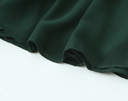 Dark Green Fitted Sleeveless Long Dress | Tajstylo