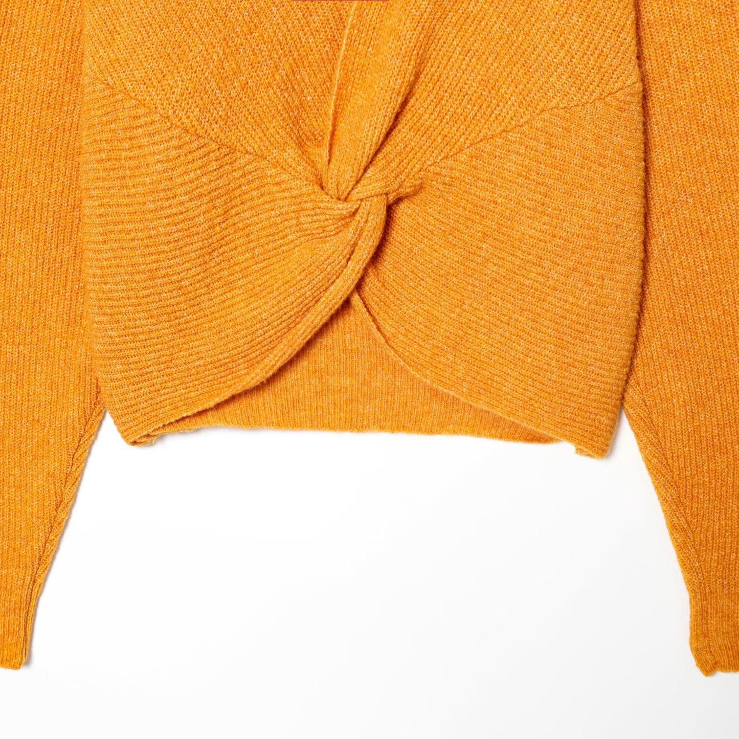 Back Knot Knit Sweater | Tajstylo